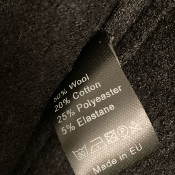 Etsy handmade wool long cardigan in Black - Picture 9 of 13